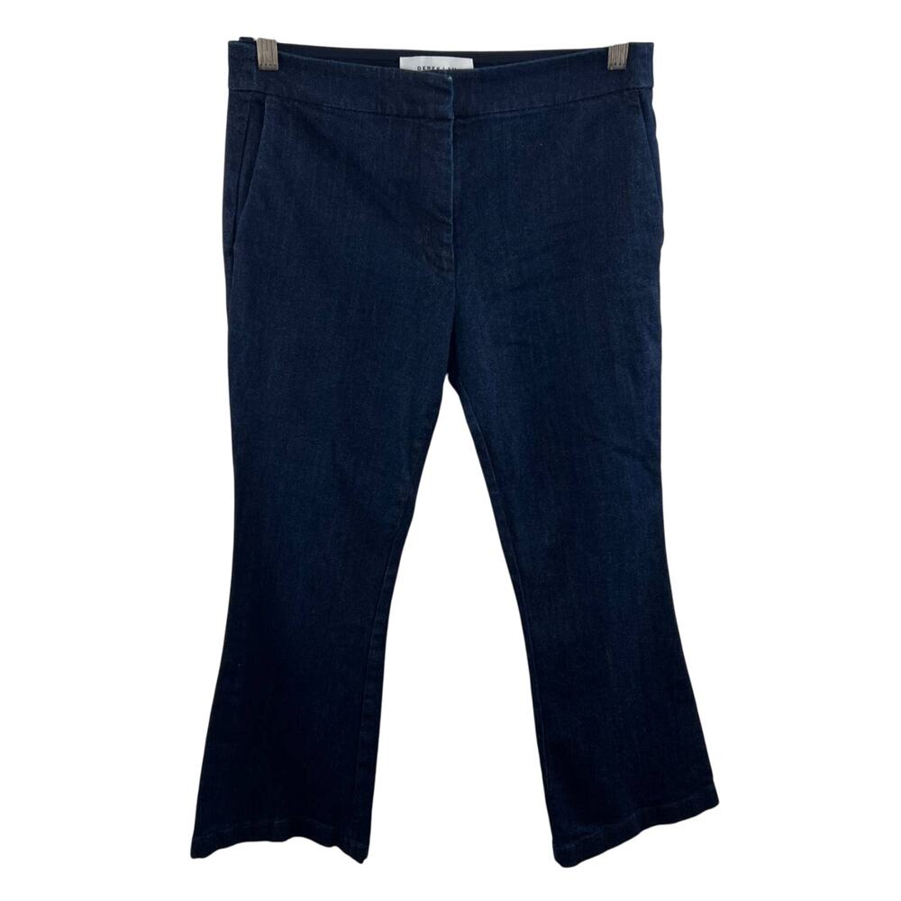 Derek Lam 10 Crosby Blue Dark Wash Cotton Blend Bootcut Denim Jeans Size 6